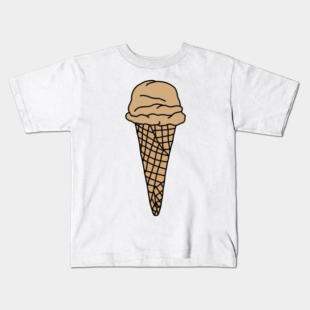 milk tea tea ice cream Kids T-Shirt by smileyfriend